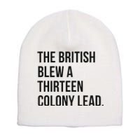 The British Blew A Thirn Colony Lead For History Short Acrylic Beanie