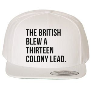 The British Blew A Thirn Colony Lead For History Wool Snapback Cap