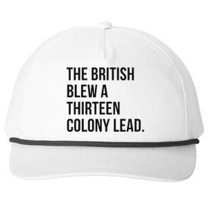 The British Blew A Thirn Colony Lead For History Snapback Five-Panel Rope Hat