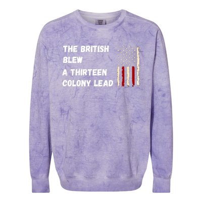 The British Blew A Thirteen Colony Lead Colorblast Crewneck Sweatshirt