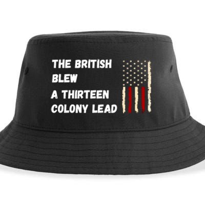 The British Blew A Thirteen Colony Lead Sustainable Bucket Hat