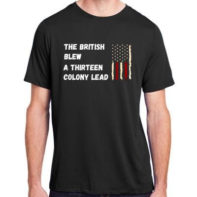 The British Blew A Thirteen Colony Lead Adult ChromaSoft Performance T-Shirt