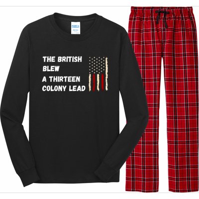 The British Blew A Thirteen Colony Lead Long Sleeve Pajama Set