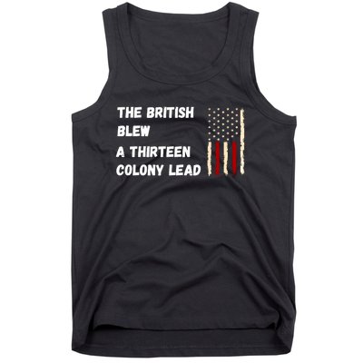 The British Blew A Thirteen Colony Lead Tank Top