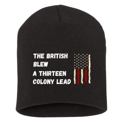 The British Blew A Thirteen Colony Lead Short Acrylic Beanie