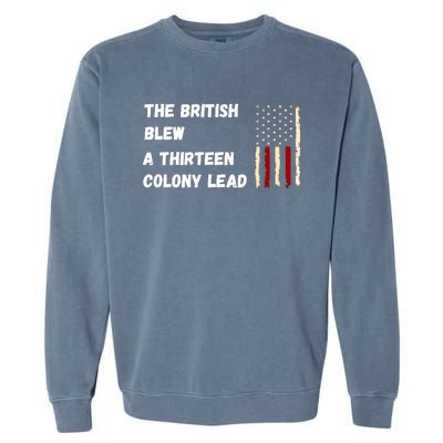 The British Blew A Thirteen Colony Lead Garment-Dyed Sweatshirt