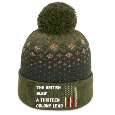 The British Blew A Thirteen Colony Lead The Baniff Cuffed Pom Beanie