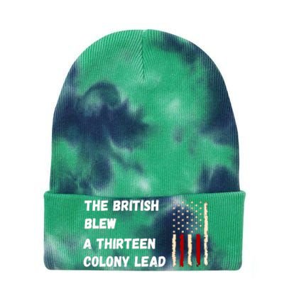 The British Blew A Thirteen Colony Lead Tie Dye 12in Knit Beanie