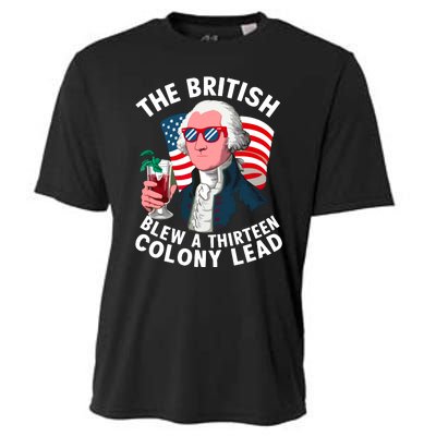 The British Blew A 13 Colony Lead Cooling Performance Crew T-Shirt