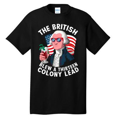 The British Blew A 13 Colony Lead Tall T-Shirt