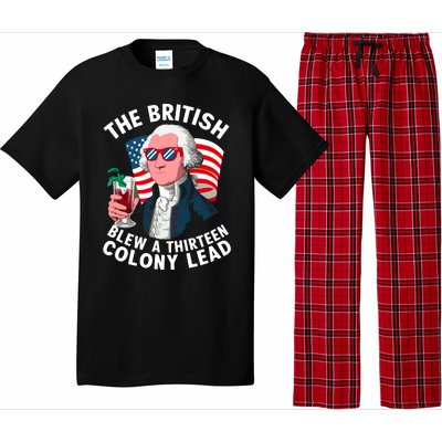 The British Blew A 13 Colony Lead Pajama Set