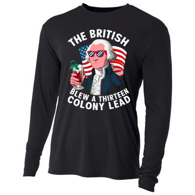 The British Blew A 13 Colony Lead Cooling Performance Long Sleeve Crew