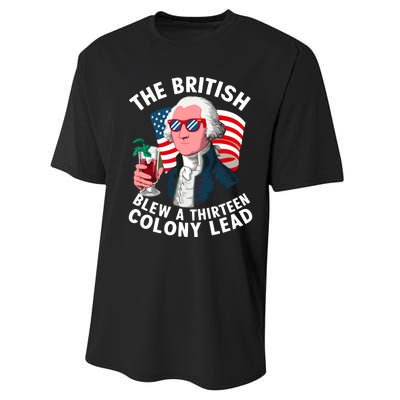 The British Blew A 13 Colony Lead Performance Sprint T-Shirt