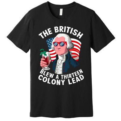 The British Blew A 13 Colony Lead Premium T-Shirt