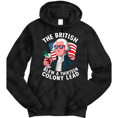 The British Blew A 13 Colony Lead Tie Dye Hoodie