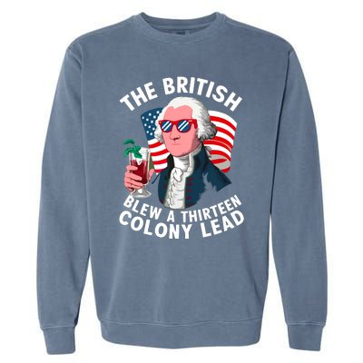 The British Blew A 13 Colony Lead Garment-Dyed Sweatshirt