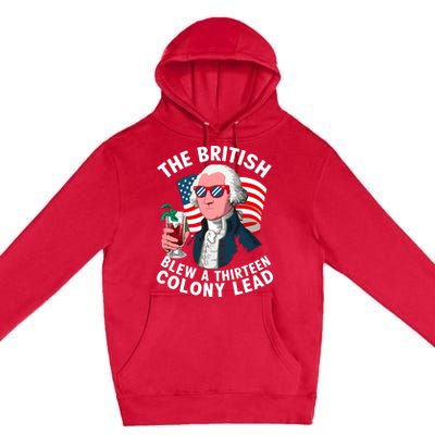 The British Blew A 13 Colony Lead Premium Pullover Hoodie