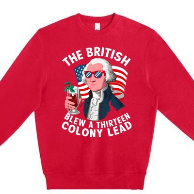 The British Blew A 13 Colony Lead Premium Crewneck Sweatshirt