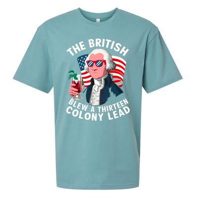 The British Blew A 13 Colony Lead Sueded Cloud Jersey T-Shirt