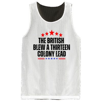 The British Blew A 13 Colony Lead Funny Historical Quote Mesh Reversible Basketball Jersey Tank