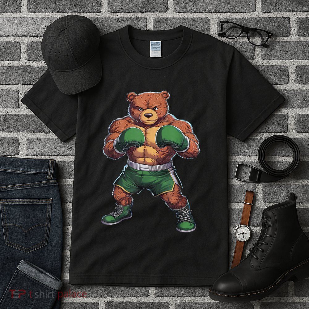 Teddy Boxer Bear Stylish Boxing Player Teddy Bear Tall T-Shirt