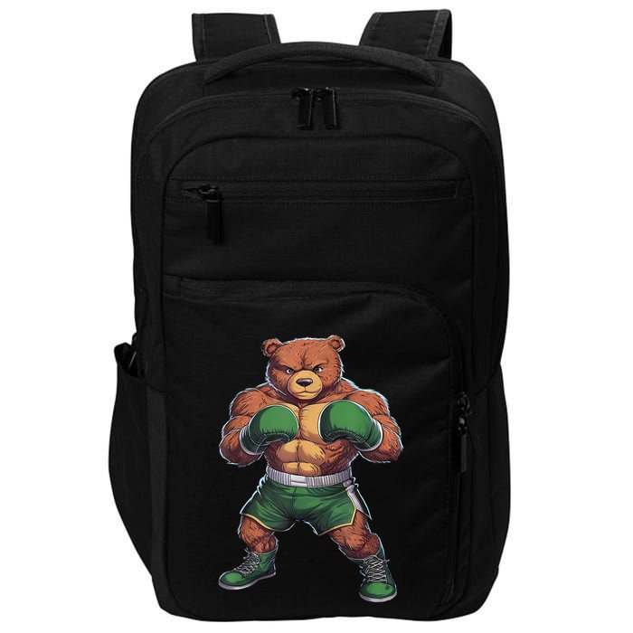 Teddy Boxer Bear Stylish Boxing Player Teddy Bear Impact Tech Backpack
