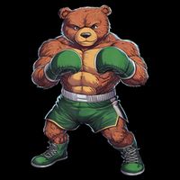 Teddy Boxer Bear Stylish Boxing Player Teddy Bear Impact Tech Backpack