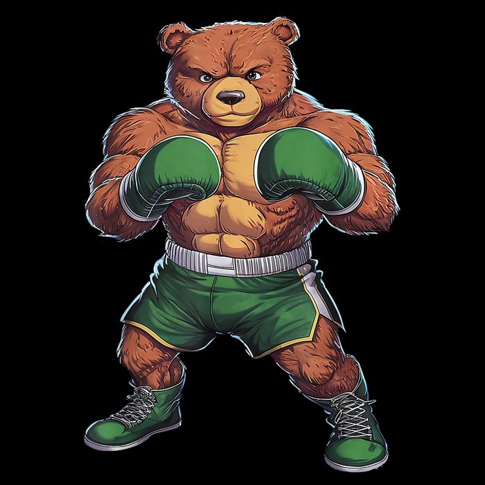 Teddy Boxer Bear Stylish Boxing Player Teddy Bear Impact Tech Backpack