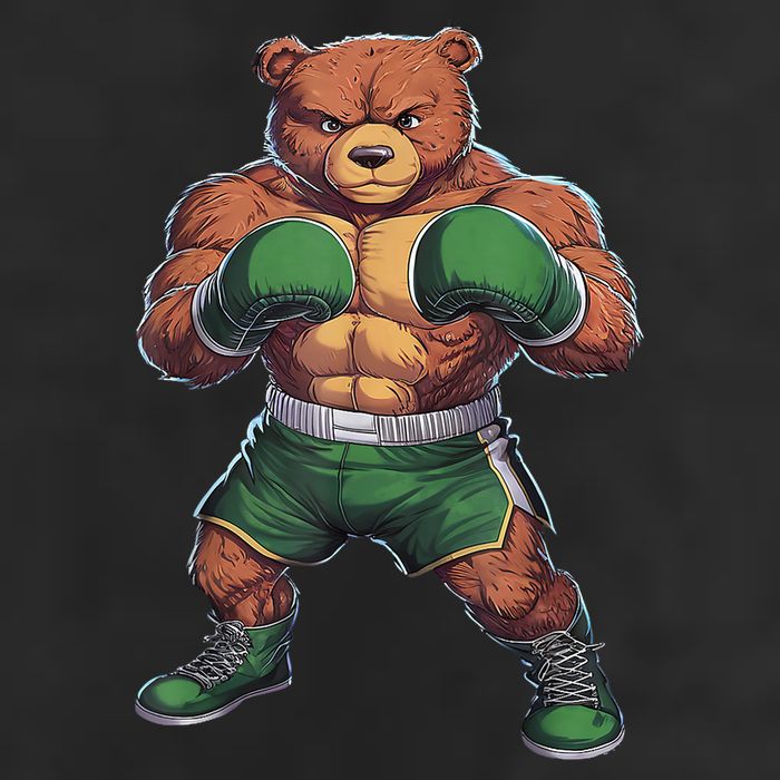 Teddy Boxer Bear Stylish Boxing Player Teddy Bear Adult Drive Performance Visor