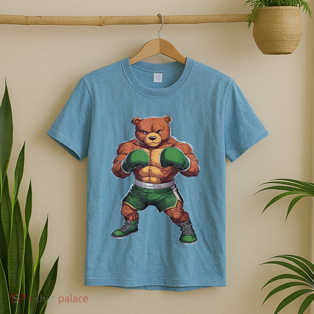 Teddy Boxer Bear Stylish Boxing Player Teddy Bear T-Shirt