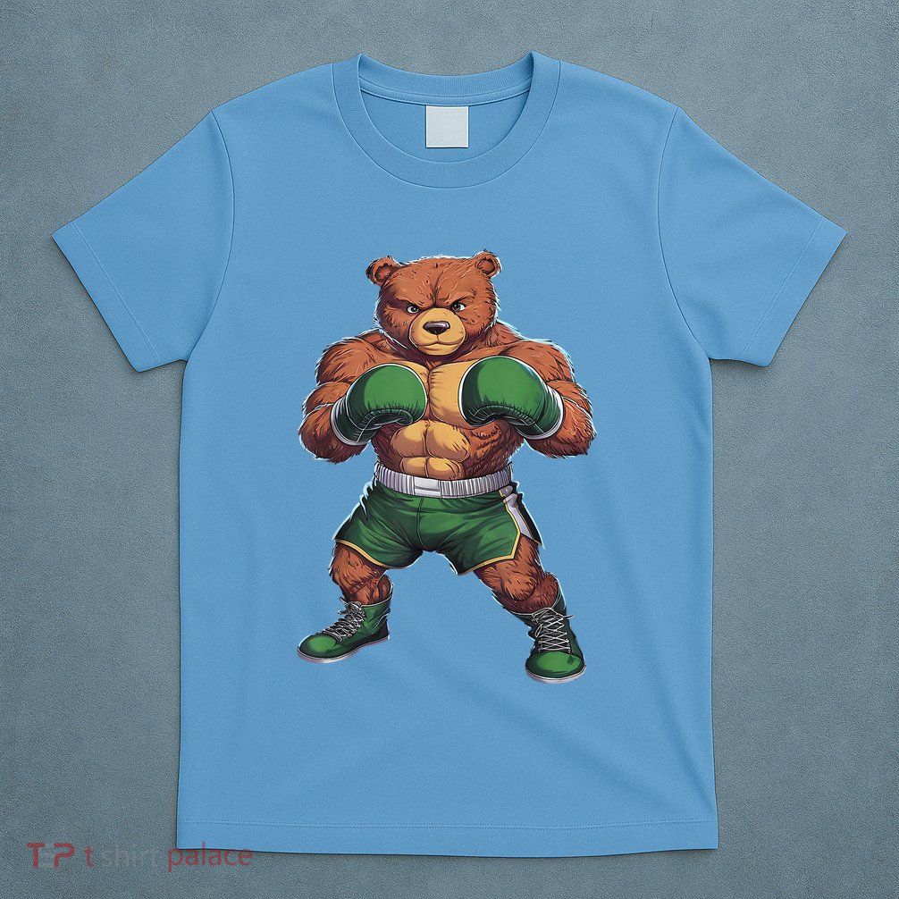 Teddy Boxer Bear Stylish Boxing Player Teddy Bear T-Shirt