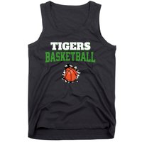 Tigers Basketball Ball Thru Wall Tank Top