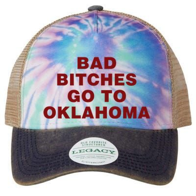 Trankie Bad Bitches Go To Oklahoma Legacy Tie Dye Trucker Hat