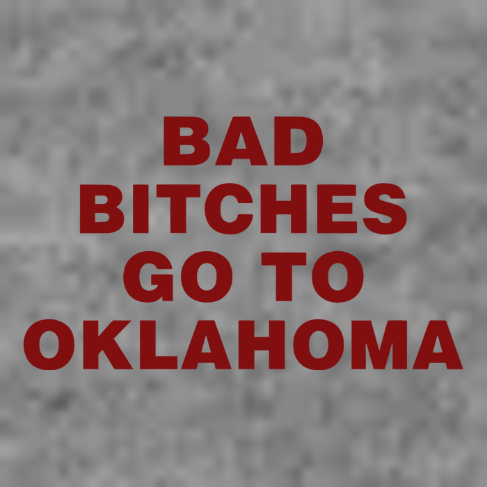 Trankie Bad Bitches Go To Oklahoma Toddler Sweatshirt
