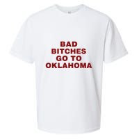 Trankie Bad Bitches Go To Oklahoma Sueded Cloud Jersey T-Shirt