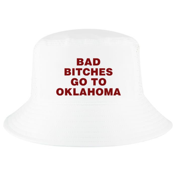 Trankie Bad Bitches Go To Oklahoma Cool Comfort Performance Bucket Hat