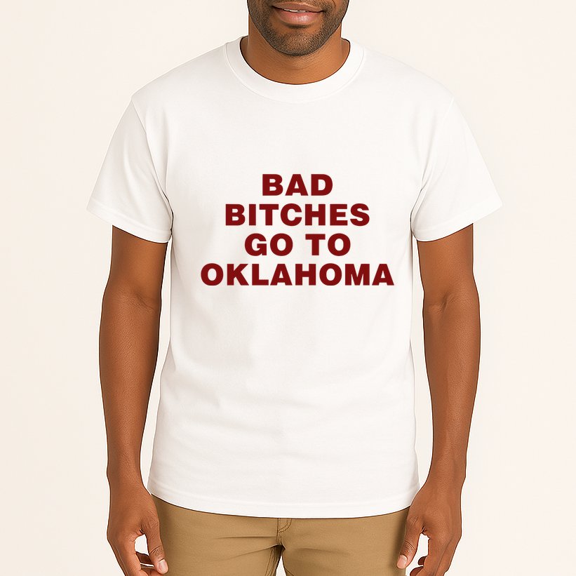 Trankie Bad Bitches Go To Oklahoma Tall T-Shirt