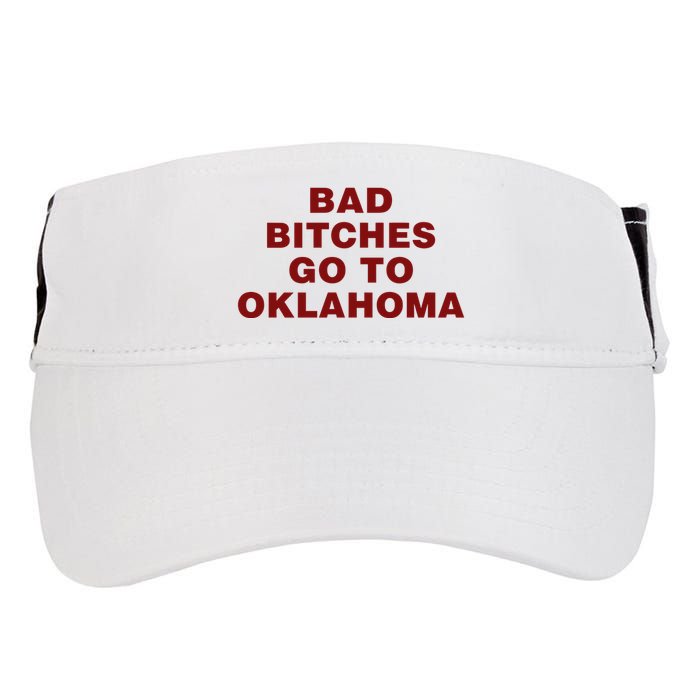 Trankie Bad Bitches Go To Oklahoma Adult Drive Performance Visor