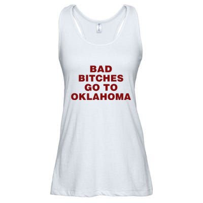 Trankie Bad Bitches Go To Oklahoma Ladies Essential Flowy Tank