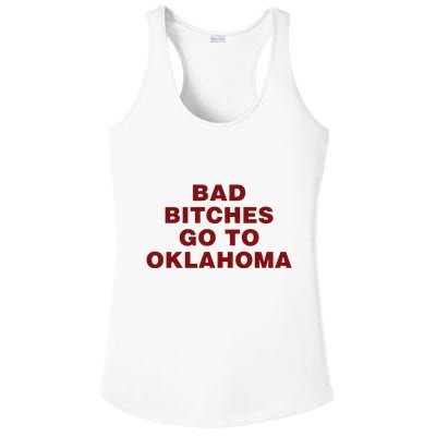 Trankie Bad Bitches Go To Oklahoma Ladies PosiCharge Competitor Racerback Tank