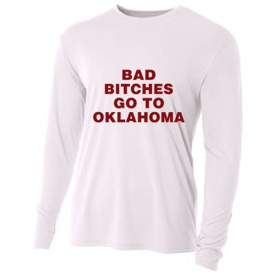 Trankie Bad Bitches Go To Oklahoma Cooling Performance Long Sleeve Crew