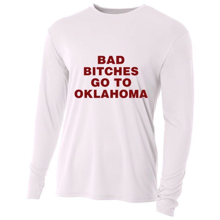Trankie Bad Bitches Go To Oklahoma Cooling Performance Long Sleeve Crew