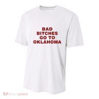 Trankie Bad Bitches Go To Oklahoma Youth Performance Sprint T-Shirt