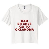 Trankie Bad Bitches Go To Oklahoma Crop Top
