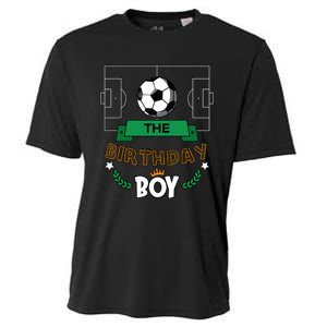 The Birthday Boy Soccer Theme Matching Family Party Cooling Performance Crew T-Shirt