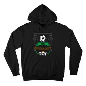 The Birthday Boy Soccer Theme Matching Family Party Hoodie