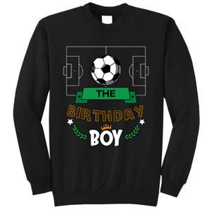 The Birthday Boy Soccer Theme Matching Family Party Sweatshirt