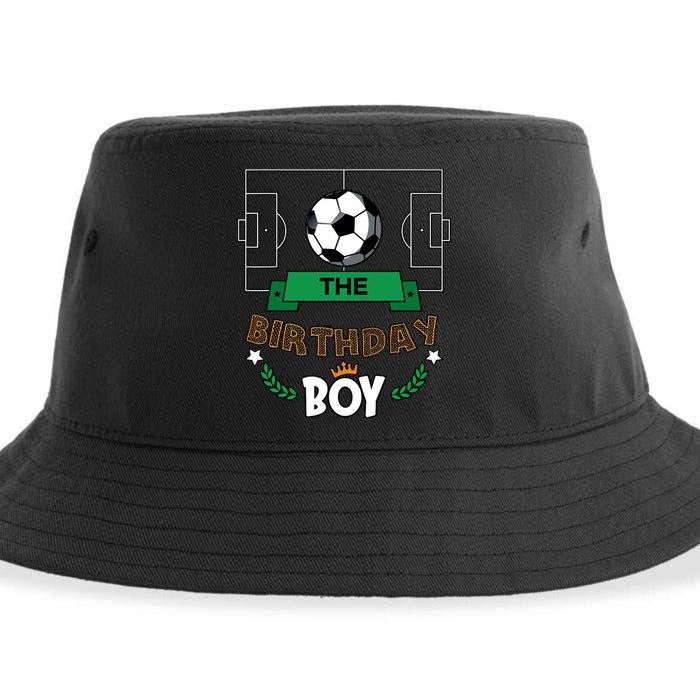 The Birthday Boy Soccer Theme Matching Family Party Sustainable Bucket Hat