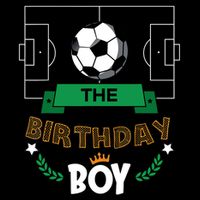 The Birthday Boy Soccer Theme Matching Family Party Button