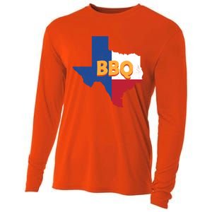 Texas Bbq Barbeque Party Grillmaster Grilling Smoking Meat Gift Cooling Performance Long Sleeve Crew